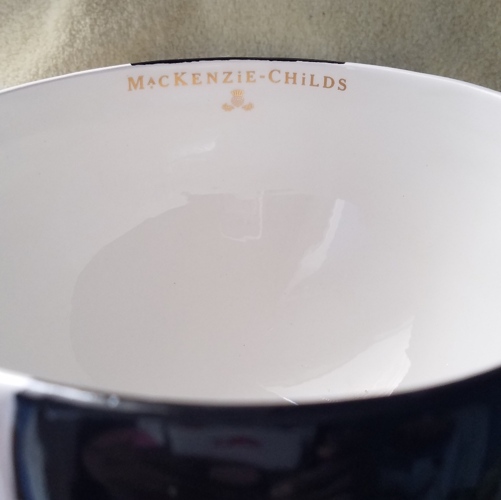 Mackenzie-Childs-Santa Lidded Serving Dish - Picture 5 of 6